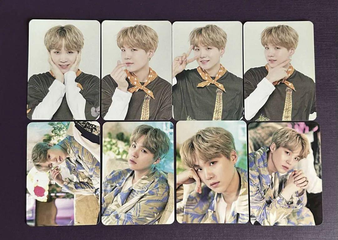 

[USED] BTS Official Magic Shop Yoongi & Suga Mini Photo Trading Card Set