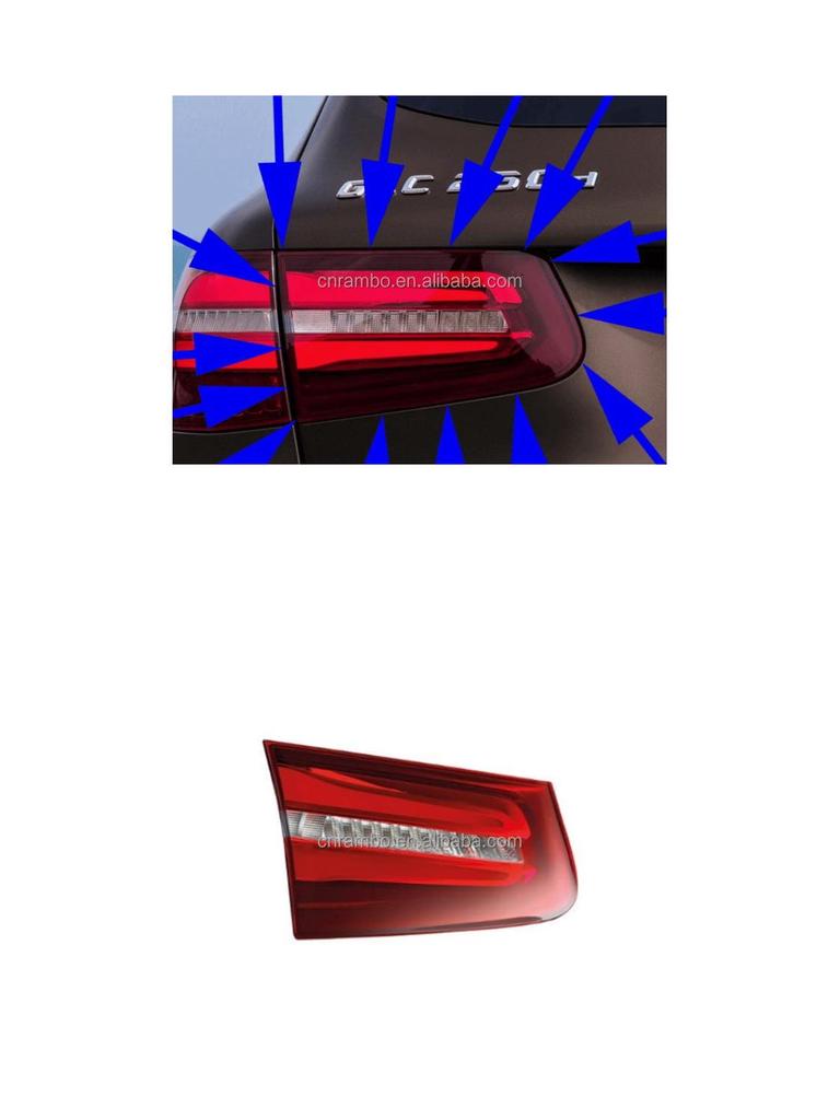 Internal Taillights/Flat Lights for Mercedes-Benz GLC X253 (2016-2019)