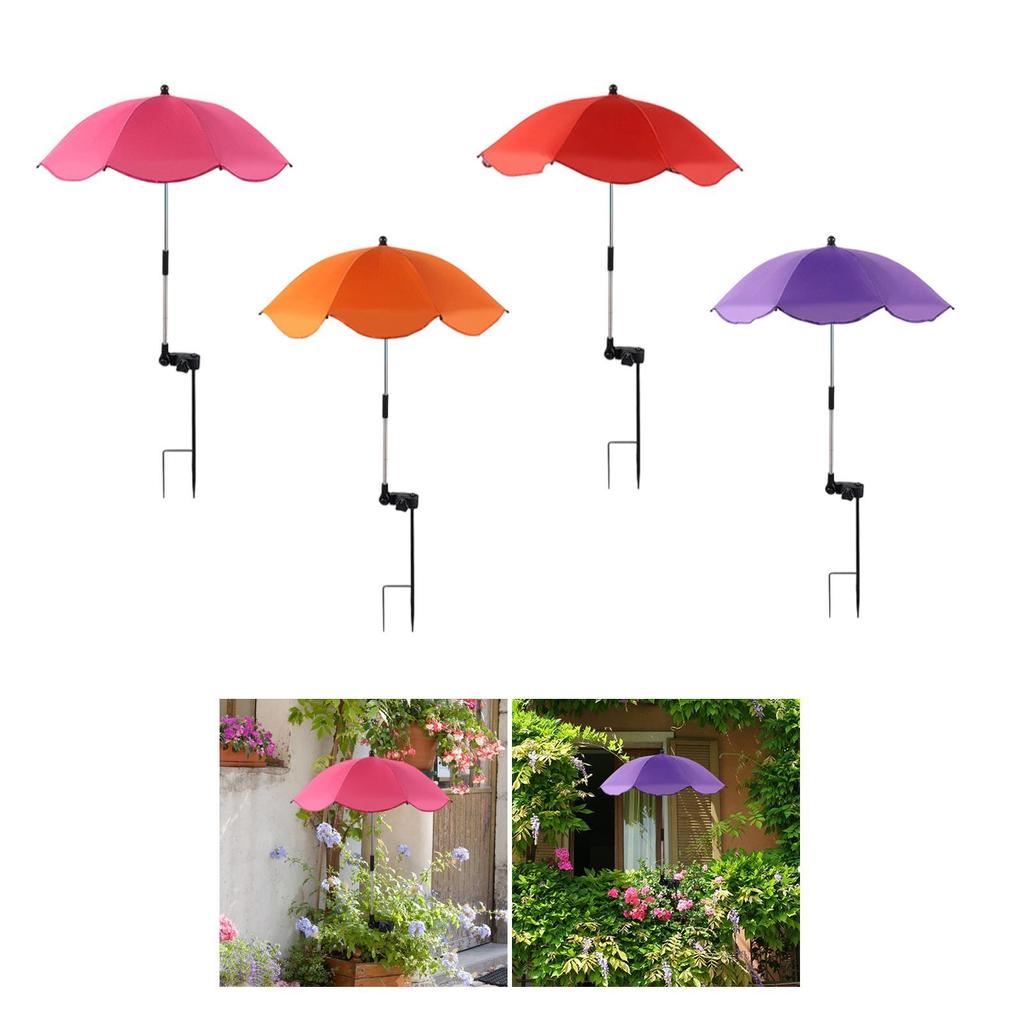 Plant Umbrella for Outdoor Plants Adjustable Angles Sturdy Defend Plants from