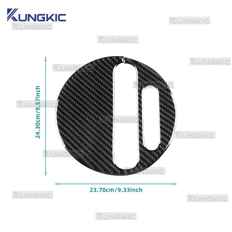 Real Carbon Fiber Decorative Sticker For Mazda 2 2008 2009 2010 2011 2012 2013 2014 Automatic Gear Shift Frame LHD RHD