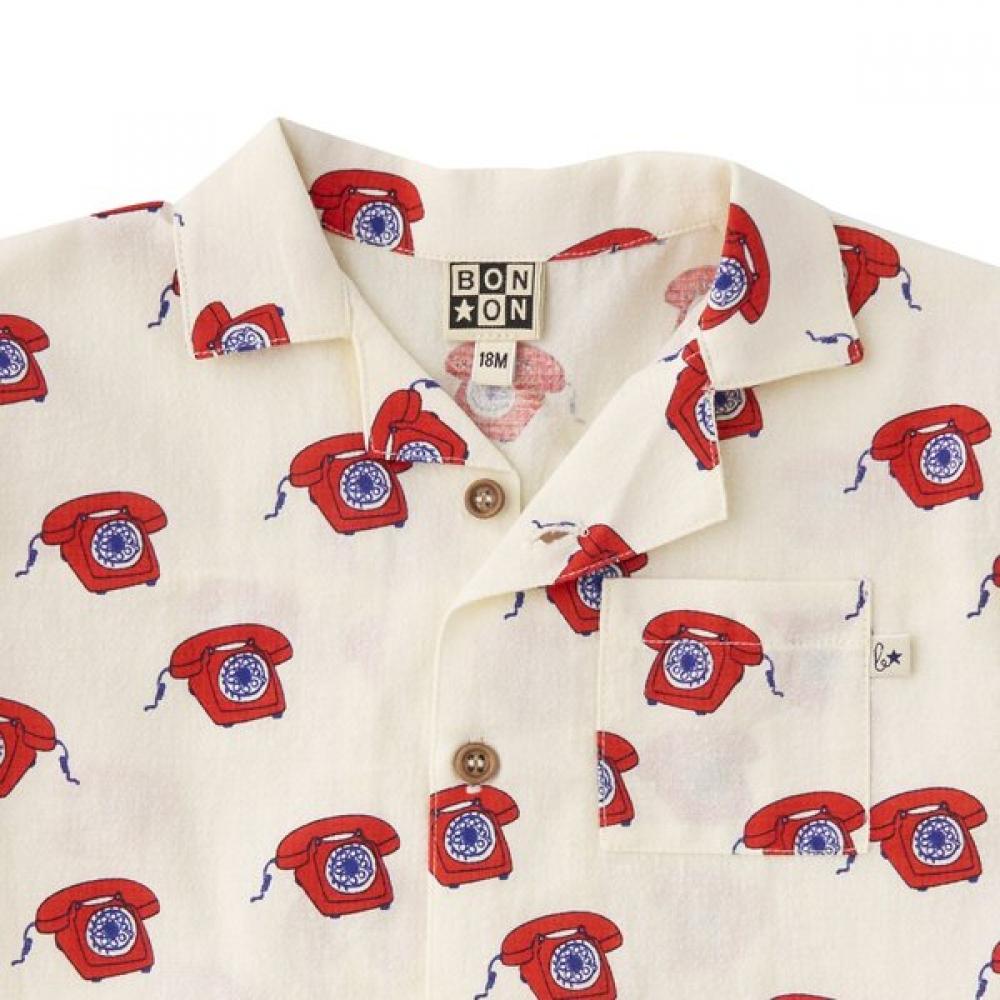 Bonton Baby Wh Call Me Shirt 7617t L22 01