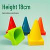 18CM Flat Top Logo Cone: Footwork & Step Training Obstacle Marker