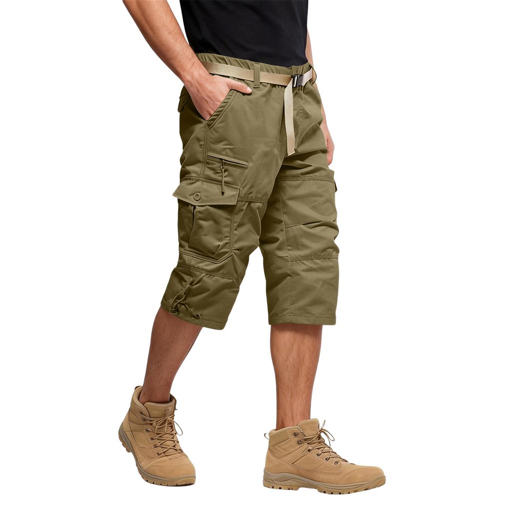 Men's Casual Workwear Multi-Pocket Shorts