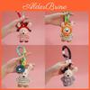 Plush Bear Keychain With Polyester Fiber Soft Toy For Bag Decoration And Gift
