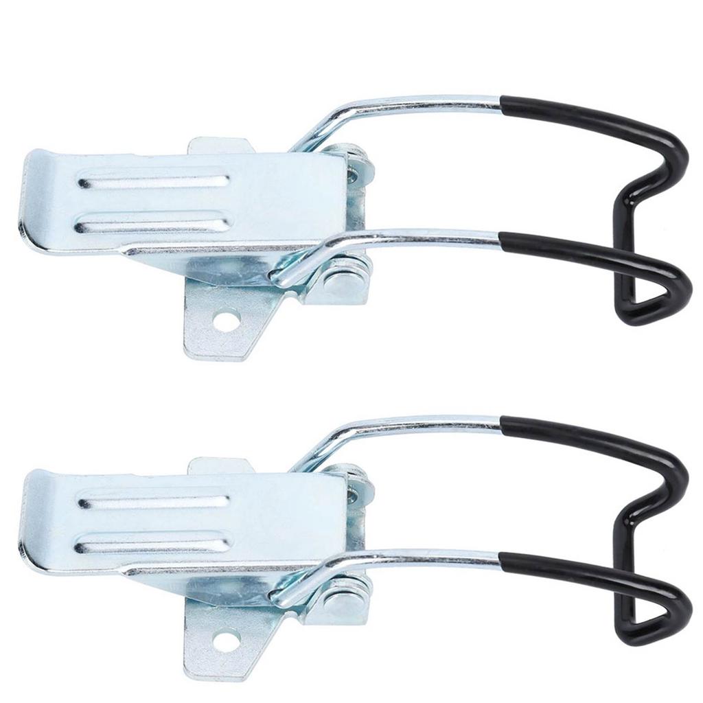 2Pcs Stainless Steel Latch Fasten Buckle Lock Casting Hinge Curved Industrial Vacuum Cleaner