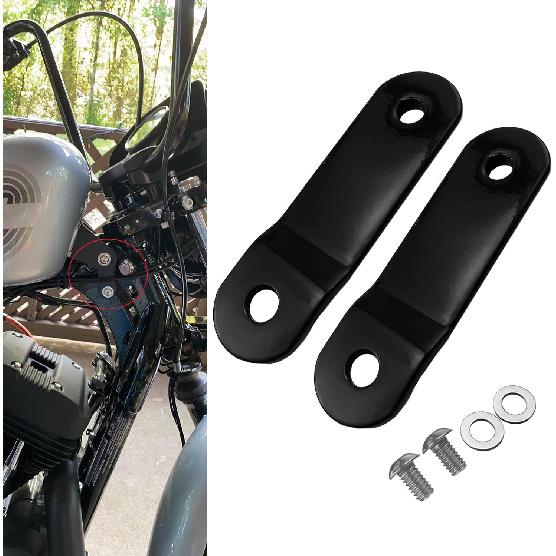 3 Inches Motorcycle Gas Tank Lift Riser Kit for Harley Touring Dynas 1999 and Up Sportsters 1995 and Up Softails 1999 2007