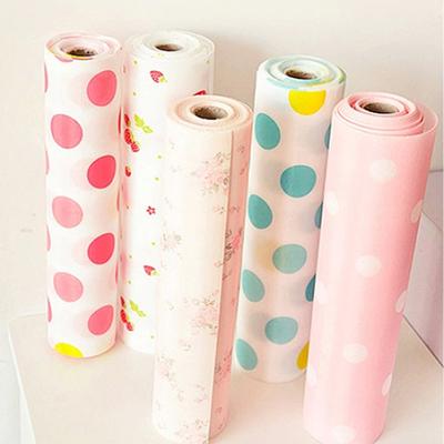 300cm Drawer Mat Eco-friendly Moisture-proof Cute Printing Shelf Paper Cabinet Drawer Liner Table Mat for Kitchen