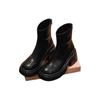 Small Thick High-heeled Short Boots Women's 2025 Autumn and Winter New Waterproof Platform Thick-soled Medium Tube Elastic Boots Thin Knight Boots