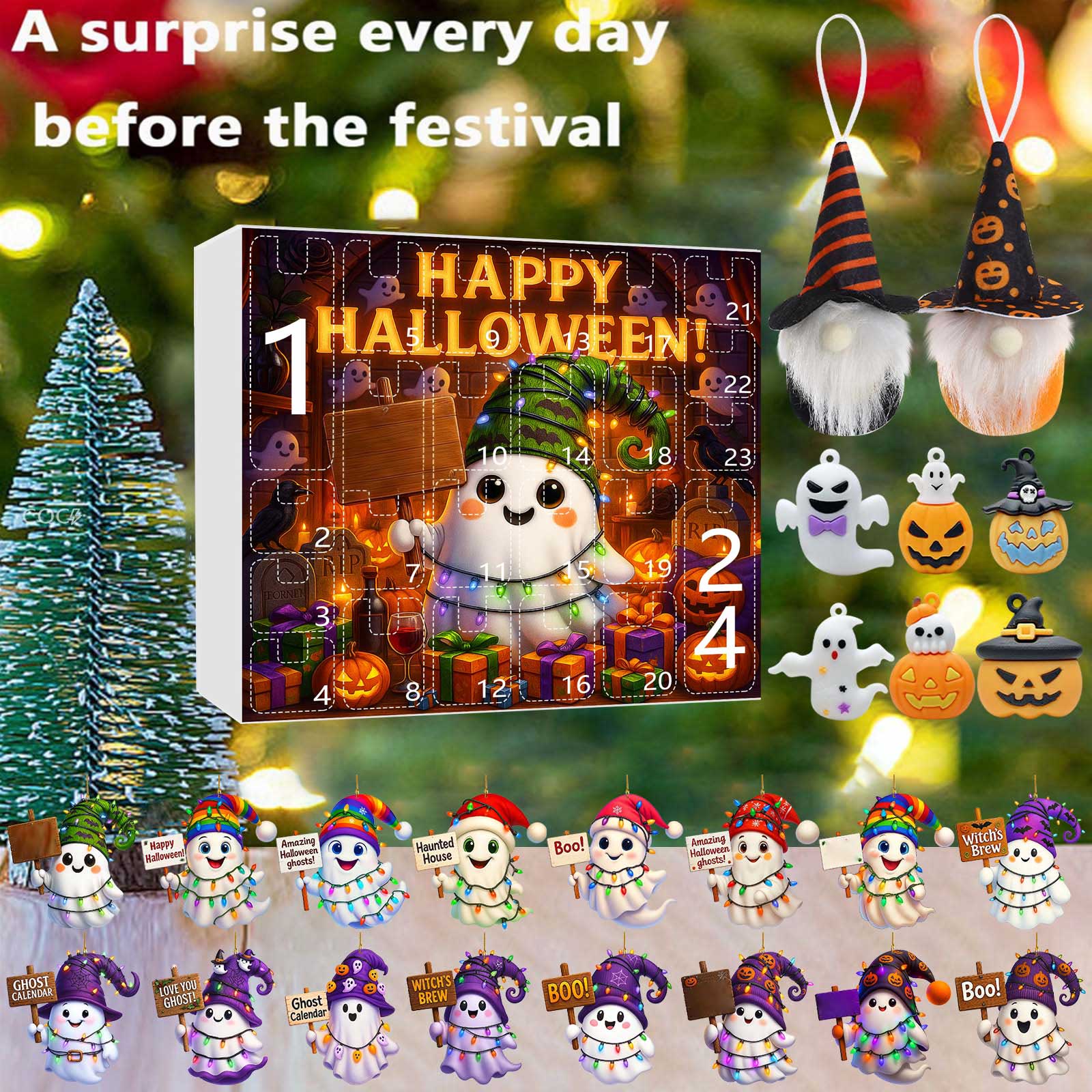 

Календарь прибытия включает в себя 24 календаря прибытия, календарь обратного отсчета и сюрпризы для коллекционирования. One Size