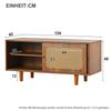 Schuhschrank 2 Türen verstellbare Ablage, Schuhregal Flur, Diele, Wohnzimmer, Schlafzimmer, Holzmöbel, Landhausstil, 104 x 40 x 48 cm, Nussbaum