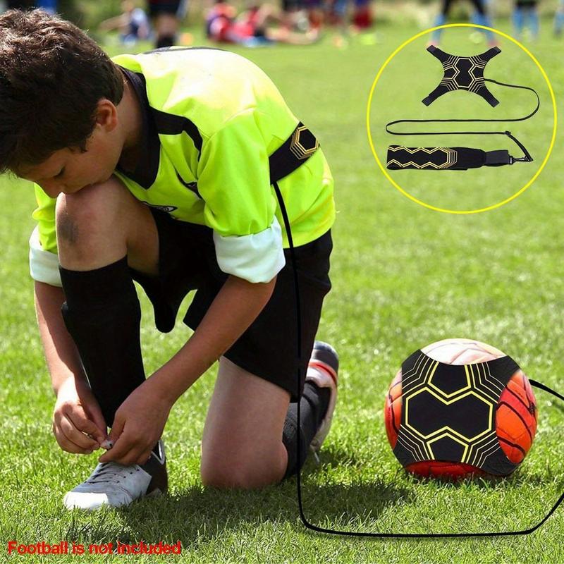 Sports Supplies Kick Ball Training Aid Adjustable Tool Elastic Handfree Returner Soccer Trainer Control Skills Football Strap