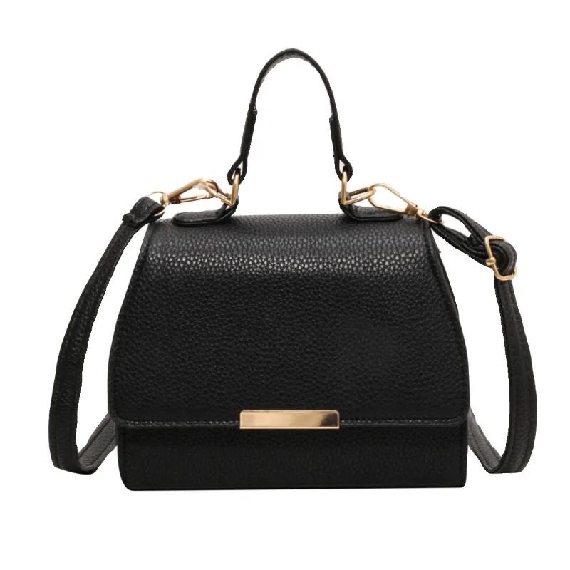 Nischendesign Umhängetasche Handtasche für Damen Neue Lässige Einfache Einfarbige Umhängetasche Lazy Style Luxusmarke Schultertasche