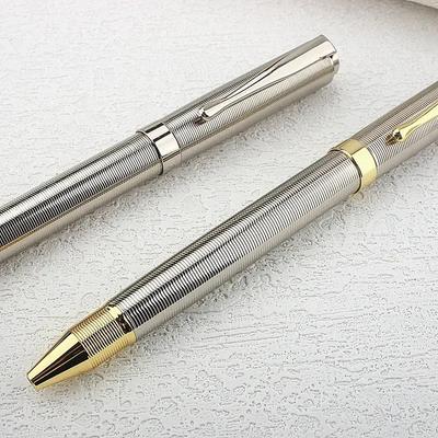 Luxus 716 Metall Kappenloser Dreh-Kugelschreiber, Eleganter Unterschriftenstift Geschenkstifte für Männer Frauen
