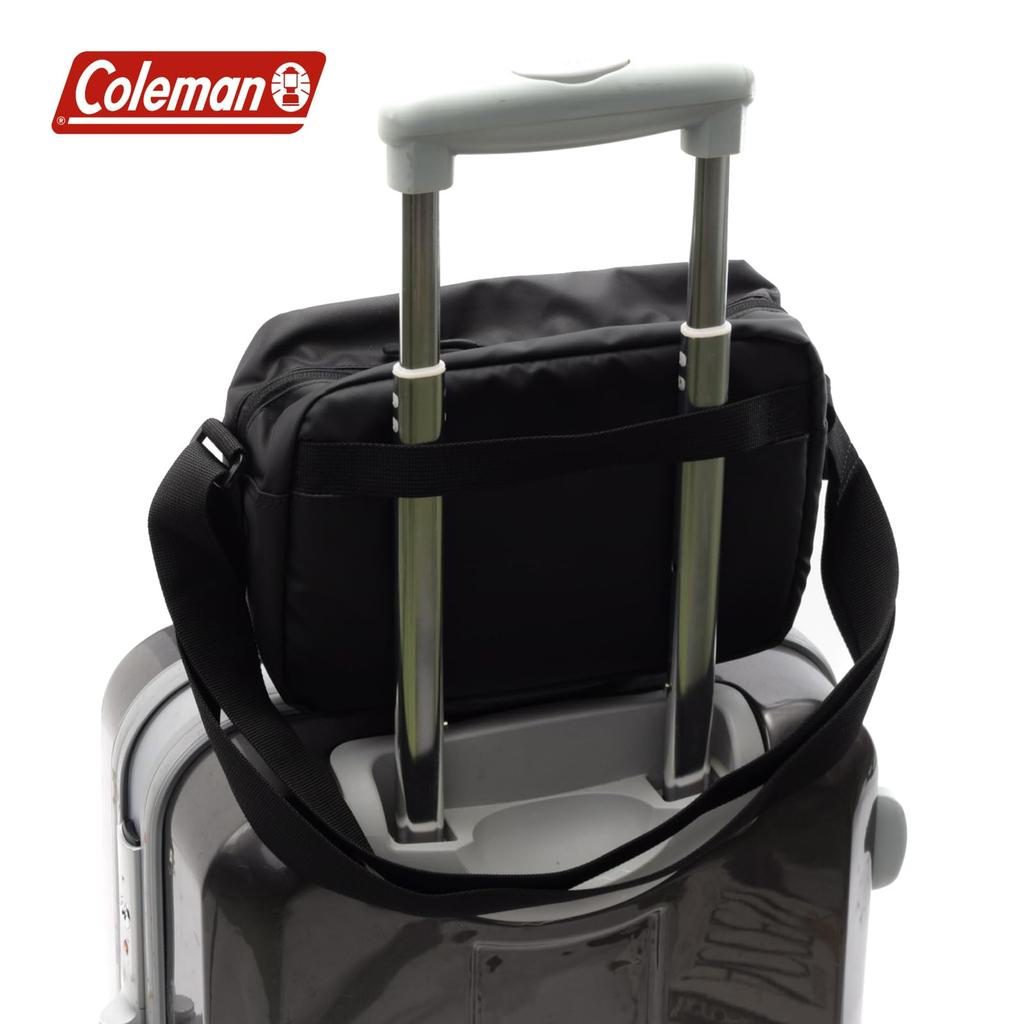 Etsumi Coleman Camera Coleman Mini Shoulder with Back Pocket and Two Black & Bag, Bag, 3.6L, Dividers, VCO-8766,