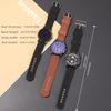 Watch 2-Piece Set Men'S Nylon Strap Watch Quartz Watch Fashion Set Watch