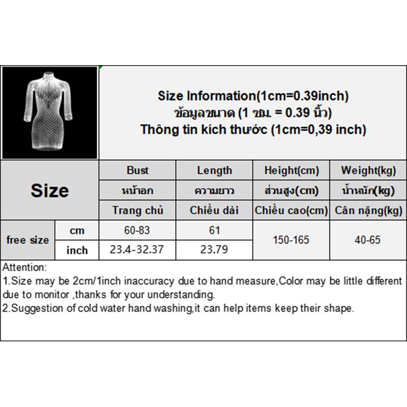 Fishnet Dress Women Solid Color Sexy Backless Tight See-Through Mesh Dress