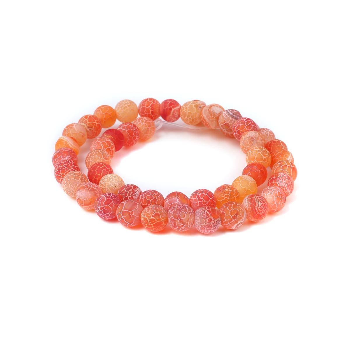 

1 нить бусины из состаренного агата, круглые 8 × 8 мм, свободные бусины-разделители для ювелирных изделий своими руками, аксессуары для рукоделия, День матери, подарки на День отца, длина бисера 38 см Weathered Agate/8x8mm