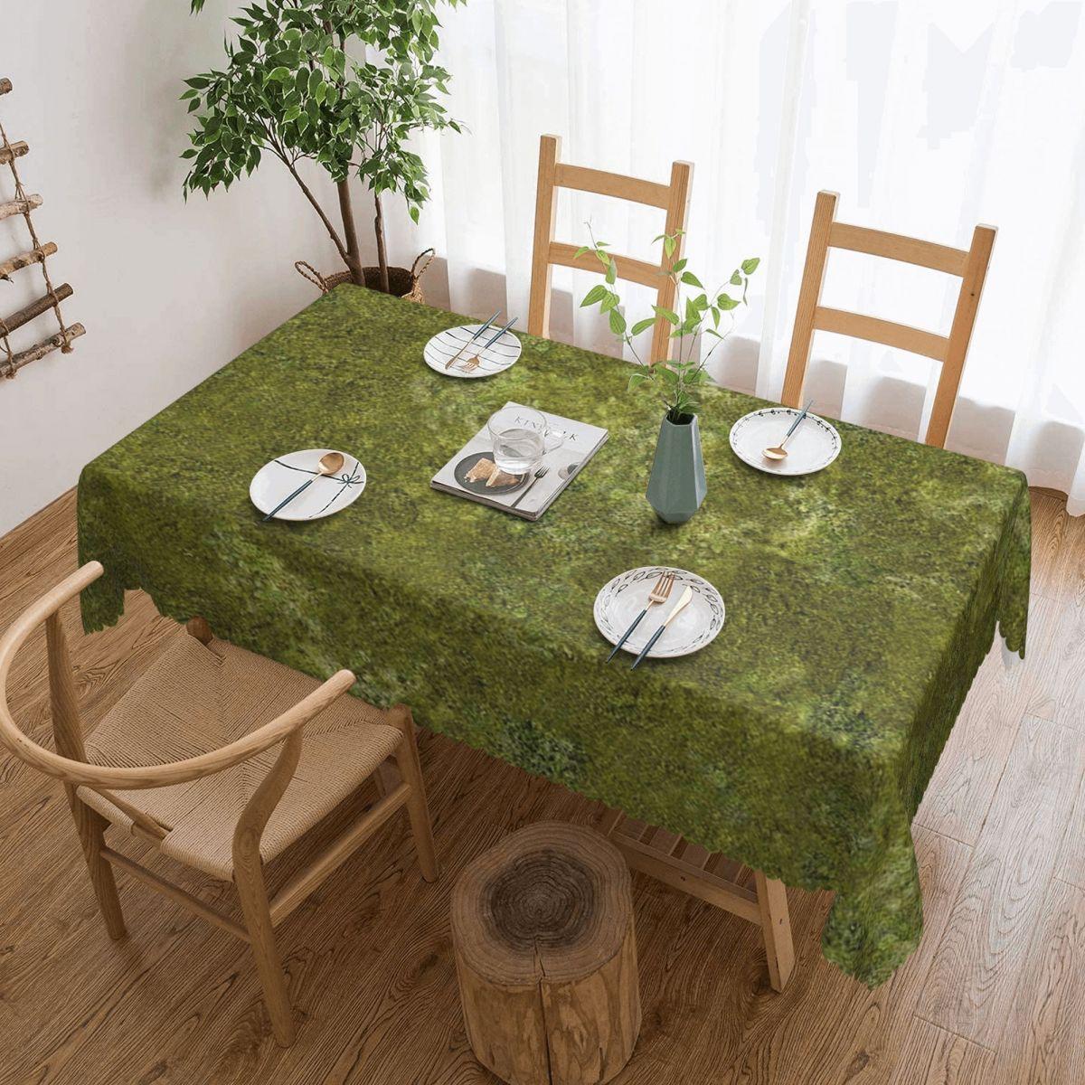 Jingyue Pet Unisex Grass Battlemat 36X36 Customized Rectangular Tablecloth Waterproof Table Cover For Dining Events Table Cloth