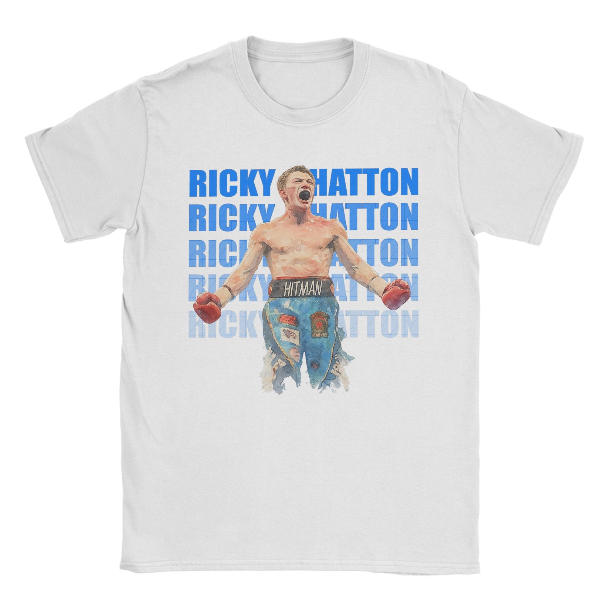 Graphic Printed Ricky Hatton T Shirt For Unisex  100% Cotton T-shirts Short Sleeve Clothing S