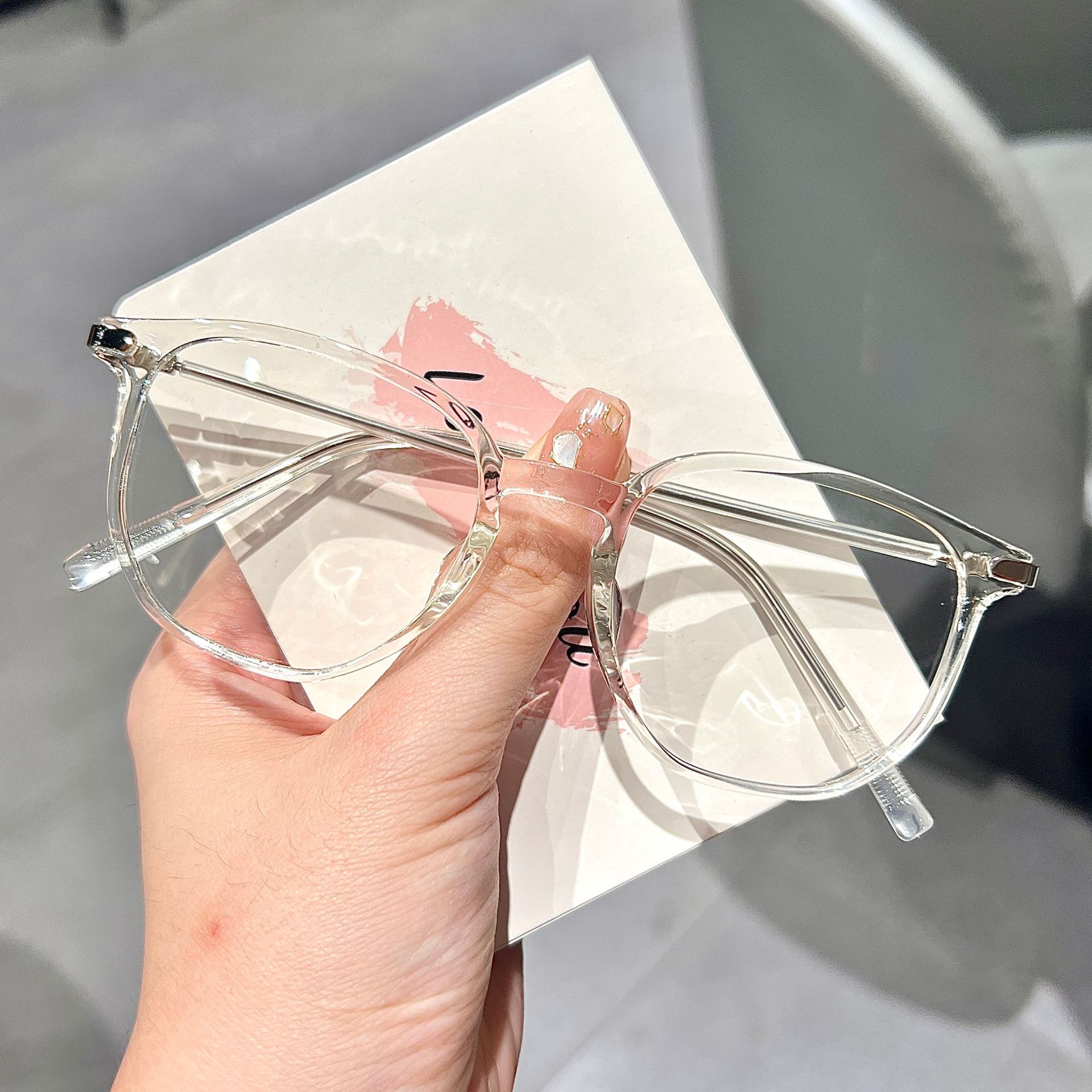 

Универсальная квадратная оправа для очков Tr90, женская черная оправа, однотонные очки с защитой от синего света, мужские художественные очки с матовой оправой, очки для близорукости