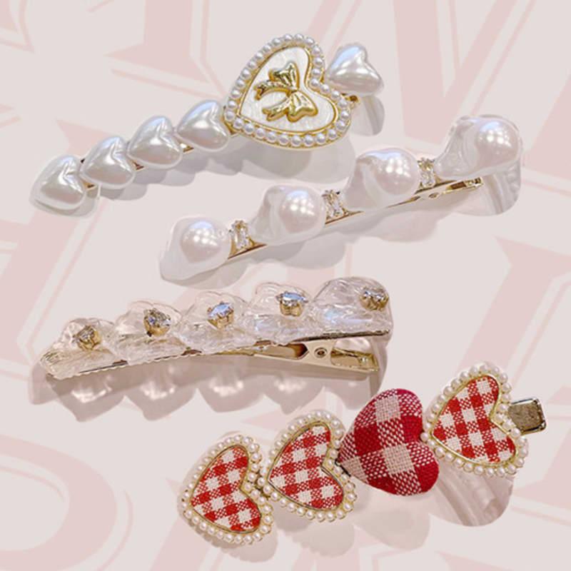 

VINTAGEPINK Amply Love Hairpins (Choose 1 of 6) 06. Jeanne Quinhart Pearl