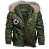Winter Military Bomber Jacket Coat Men Air Force Tactical Jacket Warm Wool Liner Outerwear Parkas