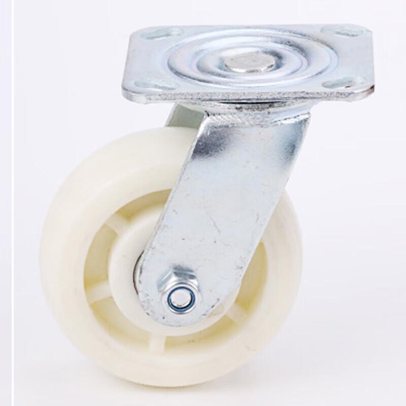 Haisidike HKZ-22 White Heavy-Duty Nylon Industrial Caster Wheel