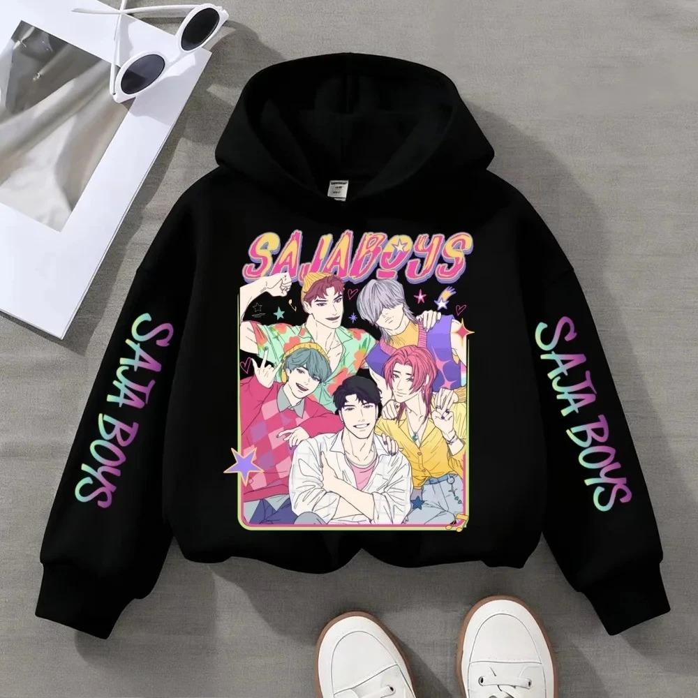 Hoodies Sweatshirts Girls Children's Comfortable Cartoon Printed Sports Shirt Girls' Color Comfortable Casual Hoodie