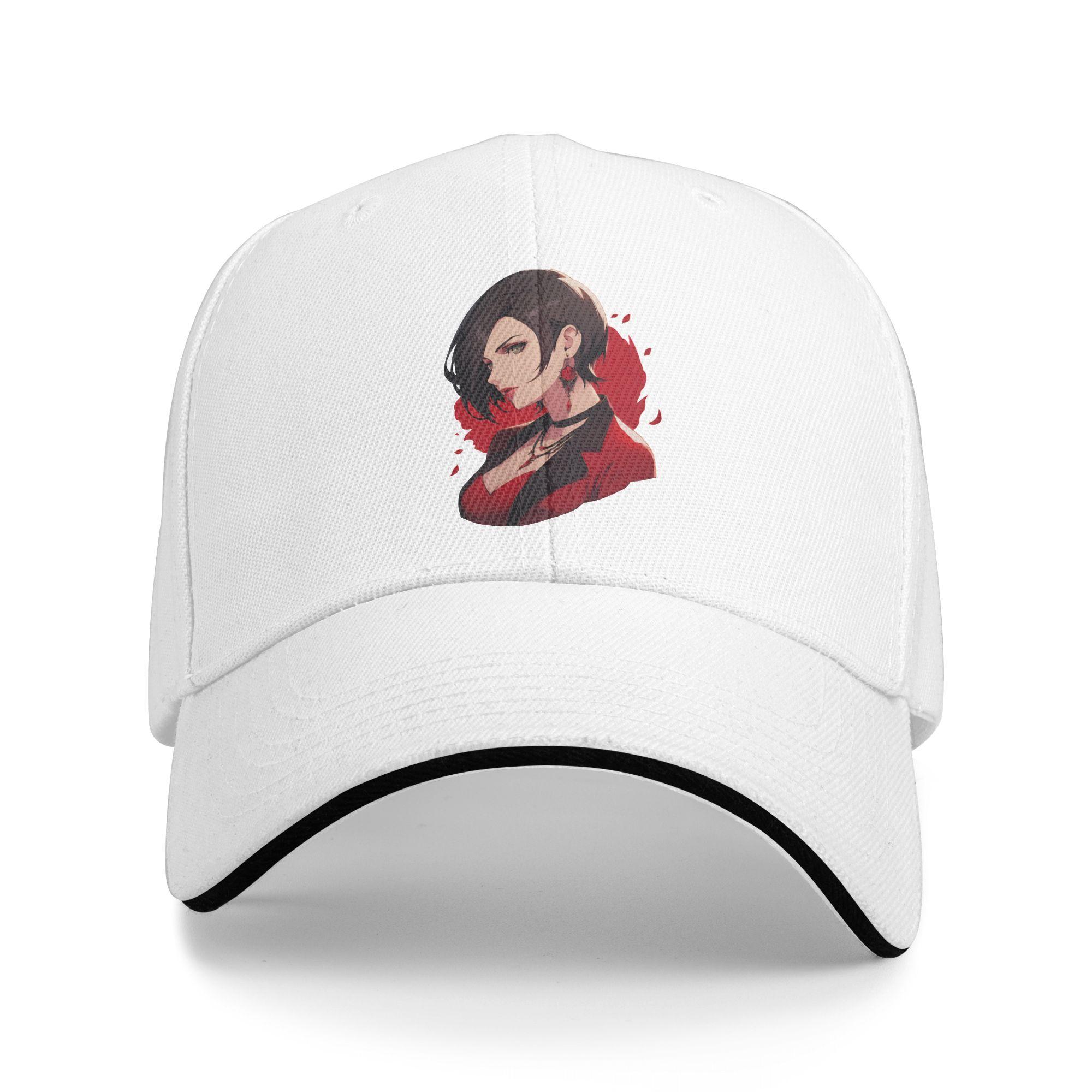 

Residents Evils Ada Wong Casual Baseball Cap Spring Trucker Hat Hot Sale Running Hippie Hip Hop Hats Unisex Retro Baseball Caps As Picture белый