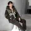 Coral Fleece Pajamas Men'S Winter Thickened Fleece Warm Men'S Autumn And Winter Three-Layer Cotton-Padded Loungewear