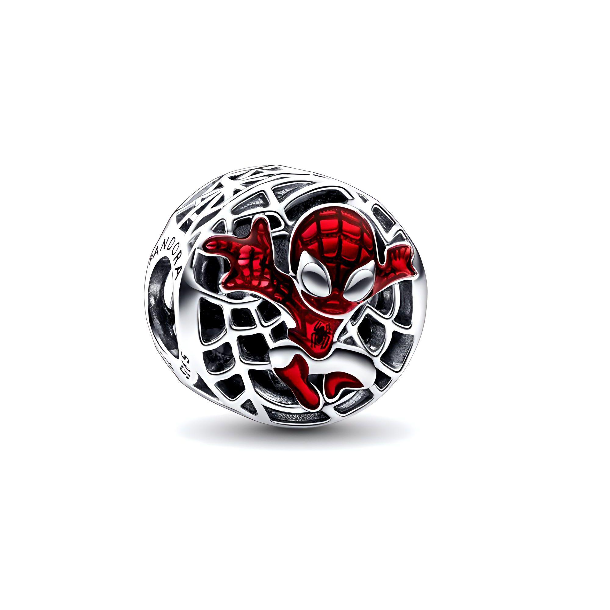 Pandora Marvel Series Spider-Man Soars Through The City Jewelry Accessories Women Accessories Red 792350C01 Red,F
