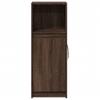 LED Sideboard Brown Oak Effect 38 x 34 x 100 cm Engineered Wood