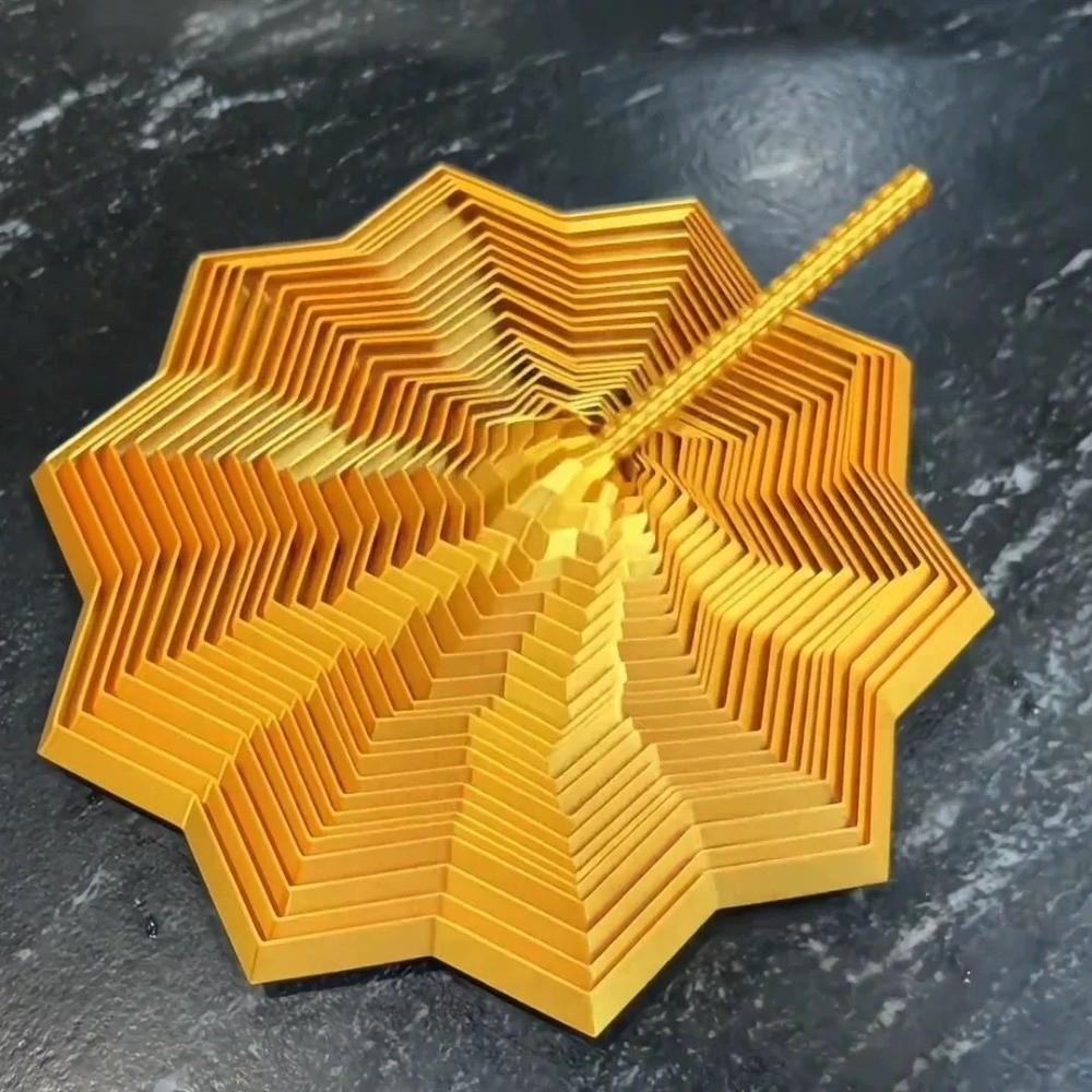 Geometric Design Fractal Fidget Star Model Expanded Expanded Sensory Model  Office/School
