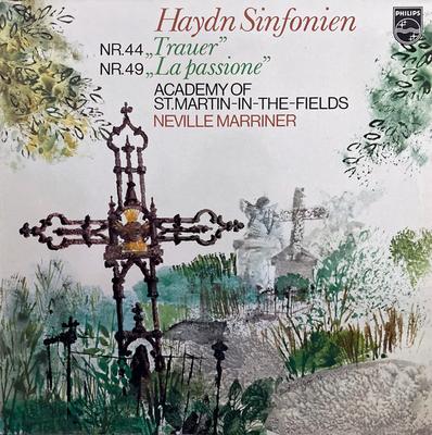 LP Record NEVILLE MARRINER ACADEMY OF ST. MA  Haydn Symphonies No. 44 Mourning  9500199 PHILIPS 1976 Netherland Classical Used