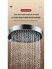 German High-Pressure Rainfall Shower Head Set - Extra Strong Water Output for Household Bathrooms