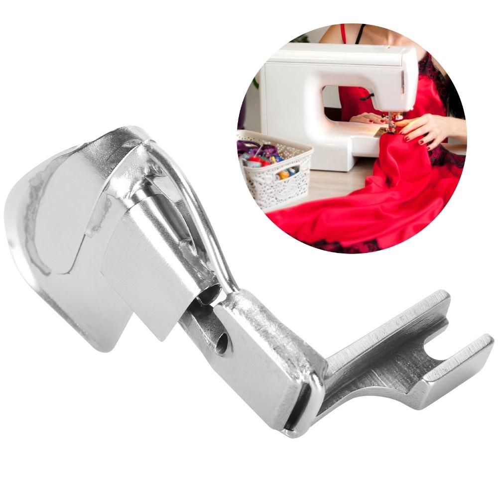 3-Folding Hemmer Presser Foot Spring Type High Precision Hemmer Foot Heavy Duty Steel Rolled Hemming Foot Industrial Sewing