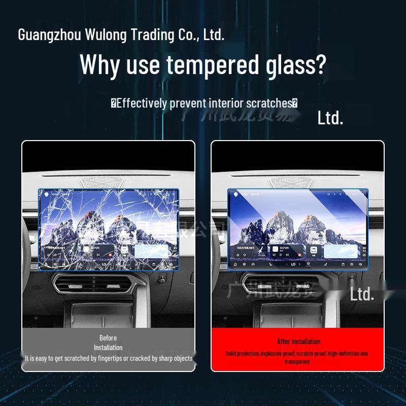 Tiggo 5 Tempered Film for 26 Models: Protective Dashboard Screen Accessory