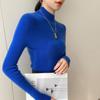 Women's Seamless Cashmere Slim-Fit Half-High Neck Sweater
