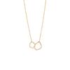 Two Round Shaped Necklaces Female Exquisite Geometric Women Chain Choker Neck Necklace Birthday Gift For Ladies Fashion Jewelry