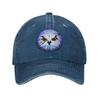 Amiga Psygnosis Owl Denim Cap Casual Baseball Caps Adjustable Hat Summer Unisex Baseball Hats