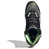 Adidas Pro Ventilate Mid Comfortable Trendy Shock Absorption Non-Slip Basketball Shoes Unisex Sneakers Black White Green JH8079
