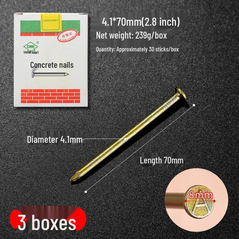 Long Cement Steel and Iron Nails for Wall and Woodworking