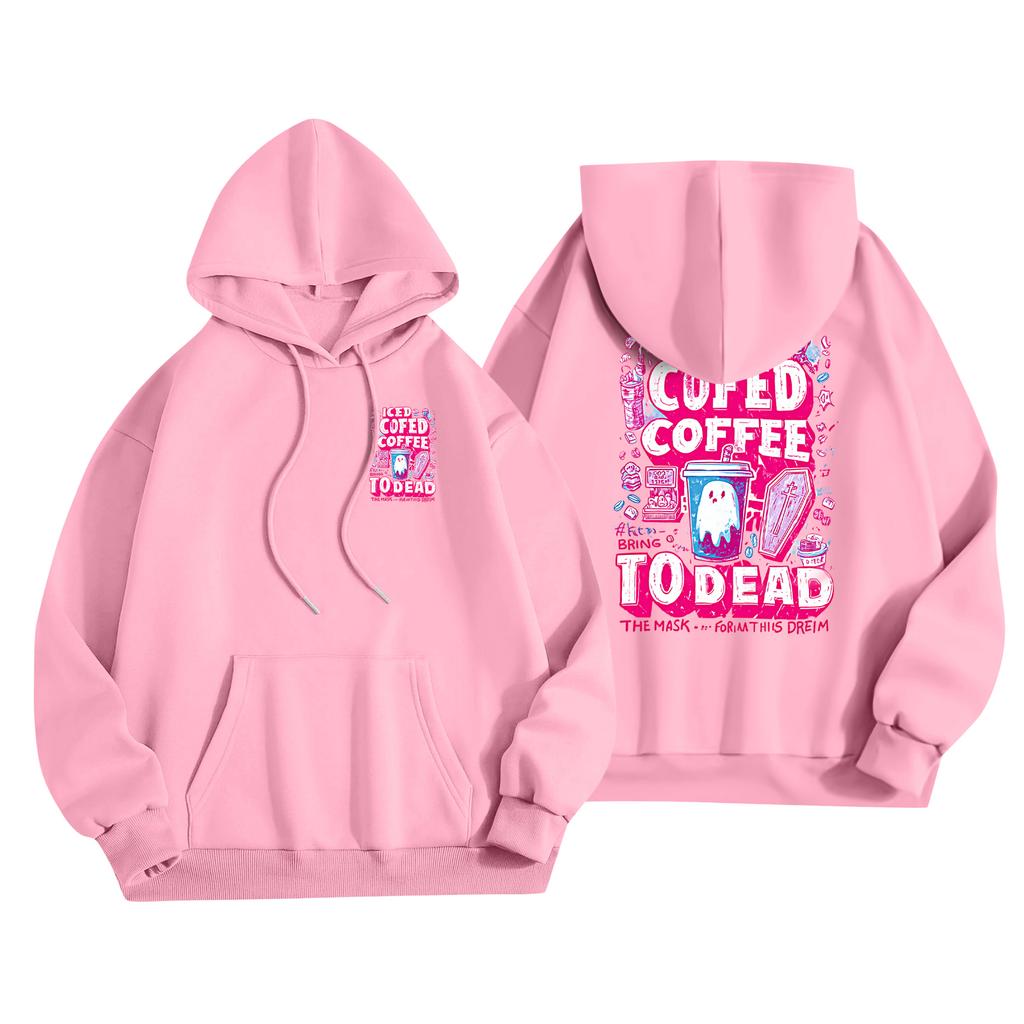 Children's Casual Fashion Halloween Print Long-Sleeved Hooded Sweatshirt