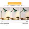 Book Reading Table Light with Lampshade Adjustable 3 Colors Dimmable Nightstand Desk Lamp Lighting Tool Home Bedroom Office