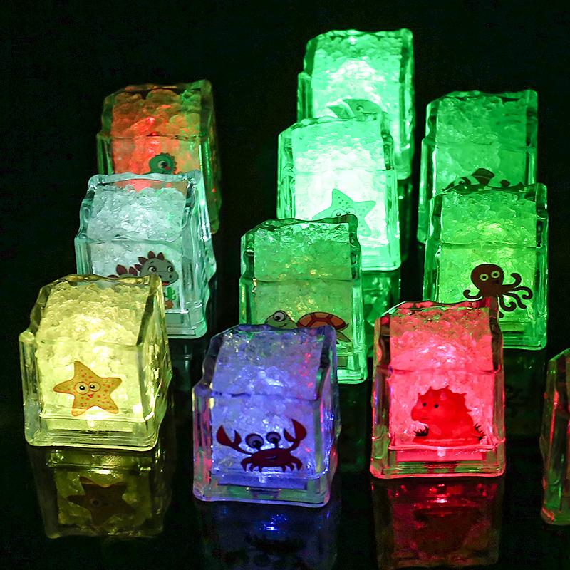 Jouets de Bain pour Bébé Baignoire Lumière LED Jouets Colorés Changeants Imperméables Lumières Sous-marines Jouets de Bain Pour Garçons Filles Cadeau d'Anniversaire