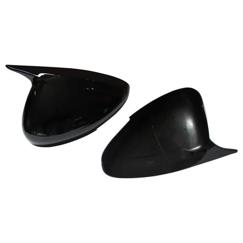 For Peugeot 408 2013 Rearview Side Mirror Cover Wing Cap Sticker Exterior Case Trim Carbon