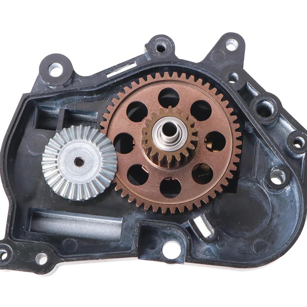 XBERSTAR RC Gear Set for Tamiya 1/10 Hotshot II 2024 4WD RC Front Gearbox Gear, Aluminum Alloy Gearbox Gear Upgrade Parts Accessories