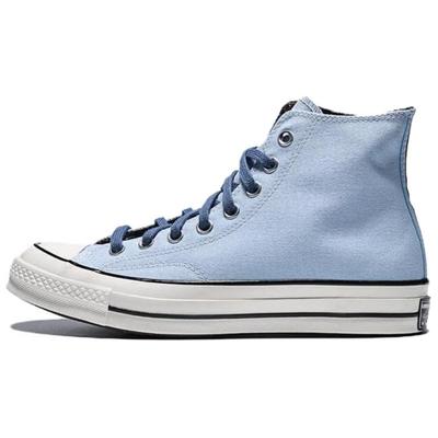 Pantofi cu șireturi înalte din pânză Chuck Taylor 70s Sezonieri confortabili versatili durabili pentru bărbați în albastru