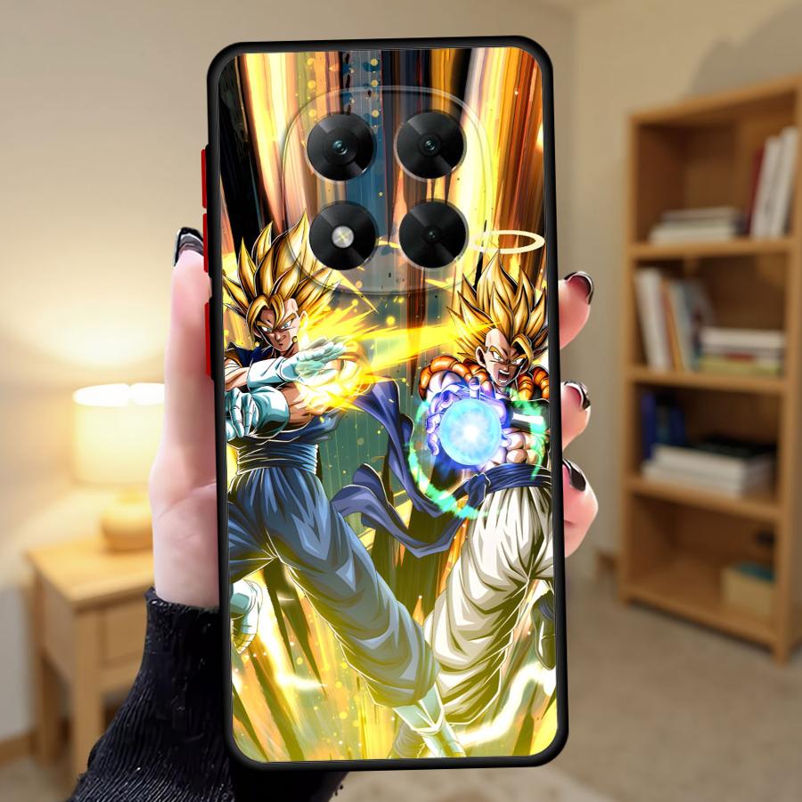 Back Phone Cover Case for Xiaomi Redmi Note 11S 12s 8T 7 13 14 12 Pro Plus 10S 9S 8 9 10 11 Pro Dragon Ball Yellow Goku