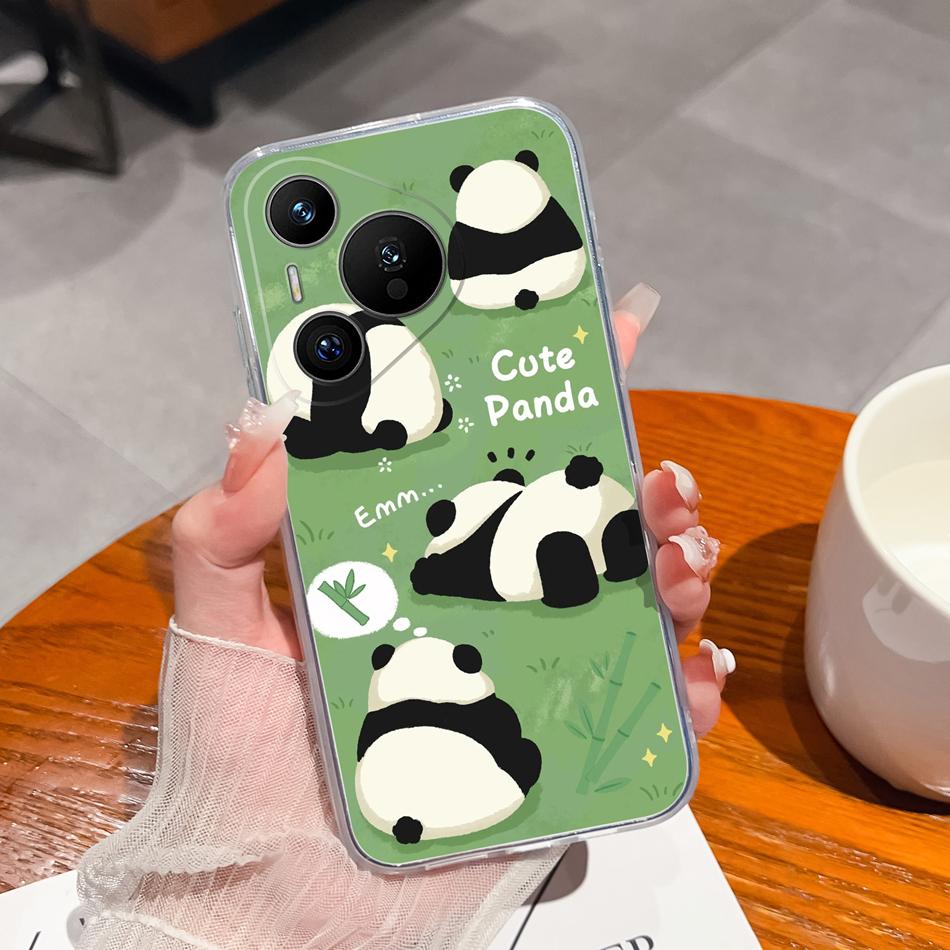 

For Huawei Pura 70 Pro Plus Ultra Case Lucky Flower Transparent Phone Funda For Huawei Pura 70Pro+ Soft Slim TPU Silicone Cover Huawei Pura 70 Pro
